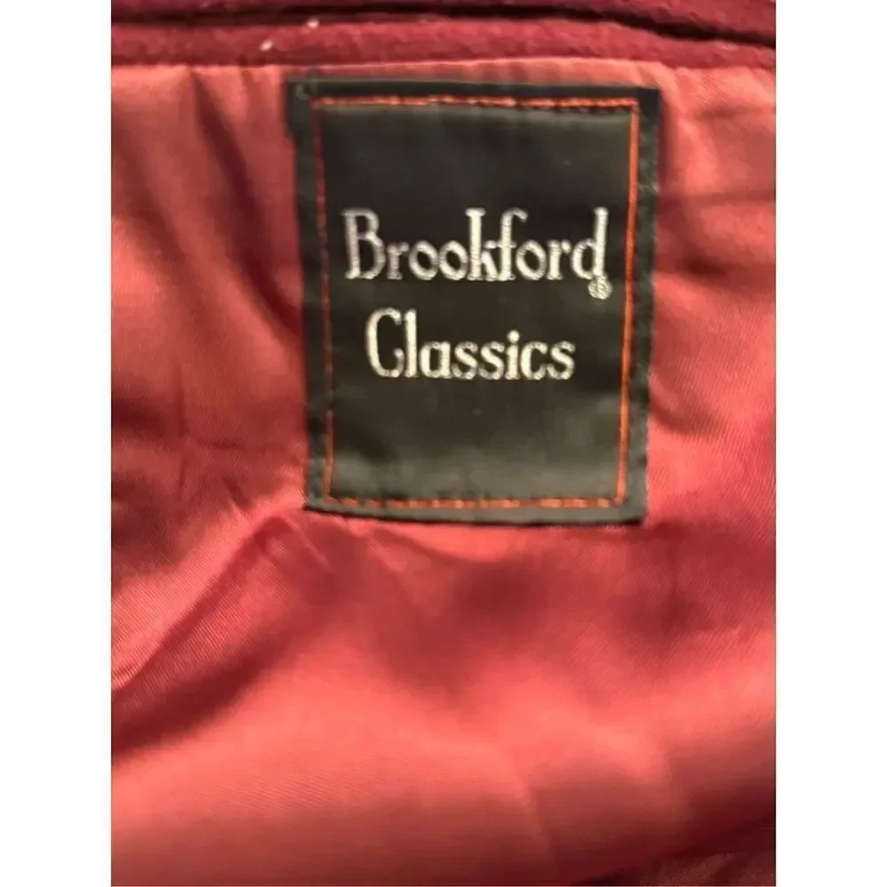 Brookford Classics Men’s Cashmere & Wool Sport Coat Vintage 42R
